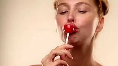 Sweet Cock In My Mouth - Lollipop Blowjob By Cherry Grace