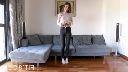 Fit18 - Anya Krey - 53kg - 173cm - Arab Teen Loves Gagging