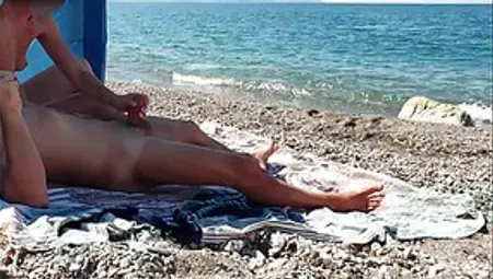 Horny, Amateur Couple Was Caught On Tape While Fucking On The Beach, During The Day