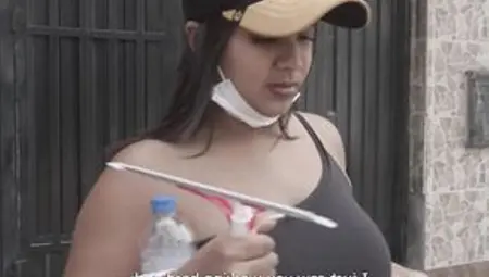 Eighteen Year Old Venezuelan Hotty Surprised By A Lewd Stranger
