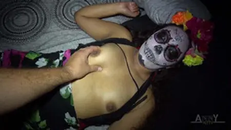 Halloween Party Ends Up Hardcore For This Teen Latina