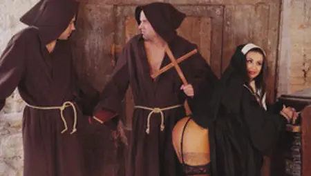 Porn Babe Turned Nun Can't Get Out Of The Loop!