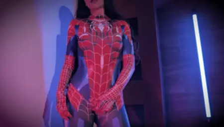 Latin Goddess Fucks In A Horny Parody Of Spiderman No Way Home, In A Suit That Shows Her A Big Ass