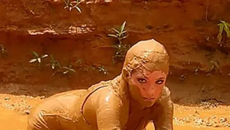 Beautiful Girl In Mud