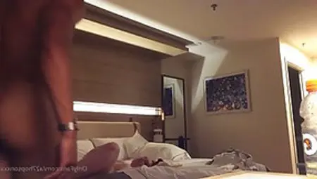 Handsome Guy Is Fucking His Best Friend's Smoking Hot Wife In A Hotel Room, Just For Fun