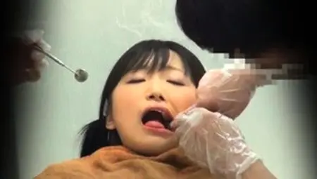 Japanese In School Uniform Takes Her Turn Riding Cock