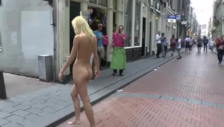 Nude Women Walking Around In Amsterdam