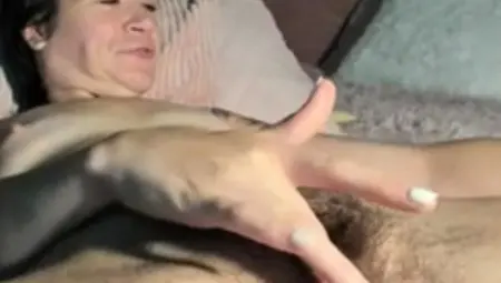 Student Watching Me Stroking My Hairy Cunt