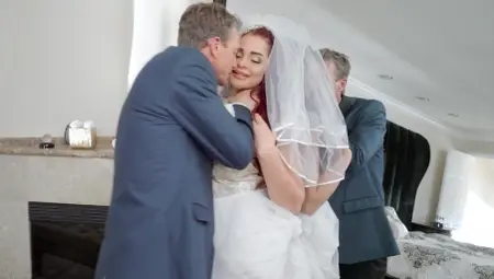 Shameless Bride Fucks Her Father-in-law Just Before Wedding
