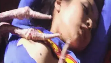 Supergirl Gangbanged By Tentacles!