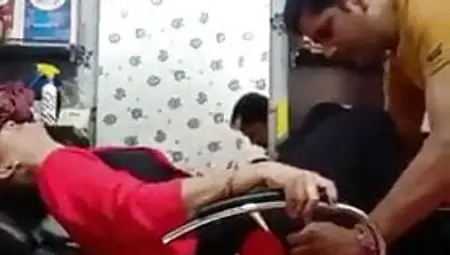 Barber Sex With His Girlfriend