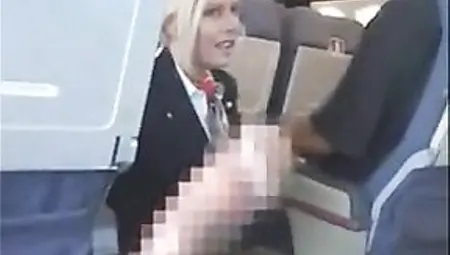 Stewardess Mastubates A Passenger