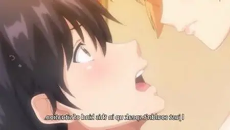 Sensual Anime Girls Give An Amazing Double Blowjob Before Fucking