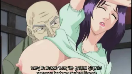 Japanese Hentai Mom With Huge Jugs Gets Fucked By Old Man