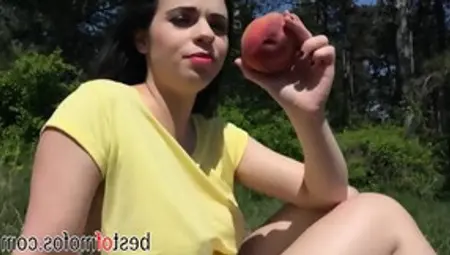Braless Picnic With Busty Chick