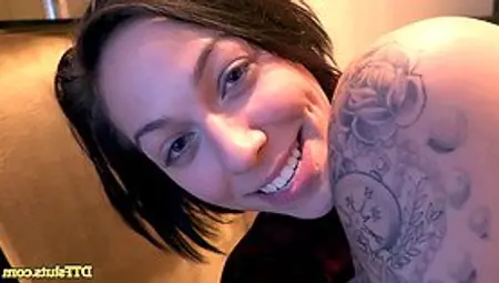 TATTOOED CUMDUMPSTER TAKES ON 3 DICKS AT ONCE, GETS CREAMPIED AND A FACIAL!
