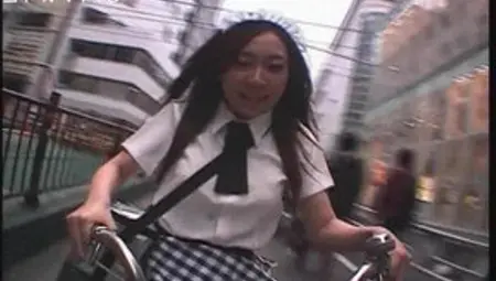 Asian Teen Gets Sexuality Bike Ride 04