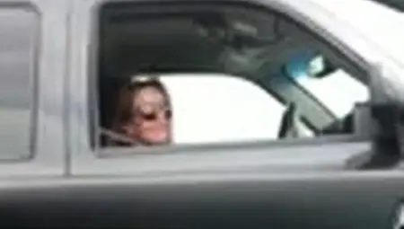 Car Dickflash With Cum! Im Auto Beim Fahren Gewichst