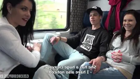 Slovakian Teenagers Fuck On The Train