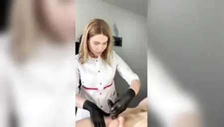 Accidental Creampie While Getting Cock Bald By Beautician