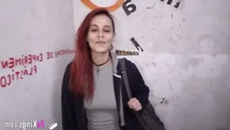 TEENAGE RED HAIRED Wants A PORN DEBUT!! Jason Explains Her What This Is About ;-D