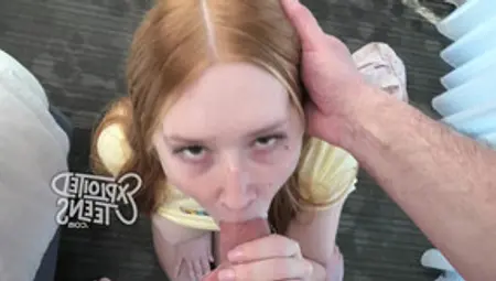 POV Teen Porn Starring A Cute Pale Redhead