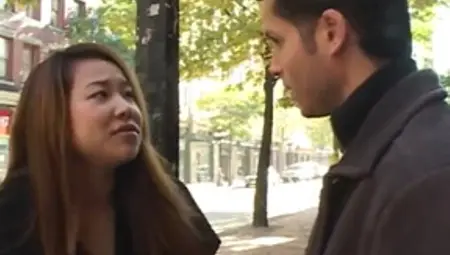 Ben Gives Lost Asian Milf Tourist Directions To His Cock