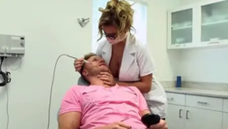 Sucking On His Dentists Boobs As A Anesthetic