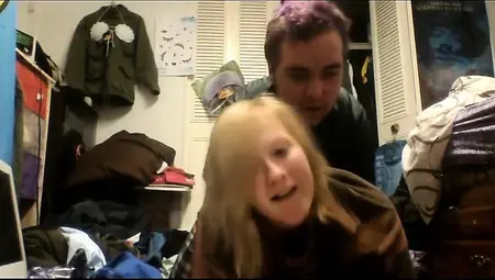 Nerdy Teens Creampie Quickie
