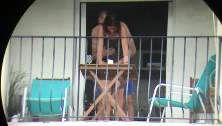 Hidden Camera Cought The Neighbours Fucking