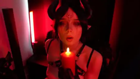 Cosplay: Succubus Fucks With Muscular Man And Begs To Cum In Her Pussy