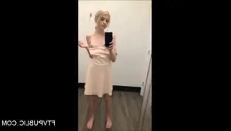 18 Orgasms Inside Mall Changing Room