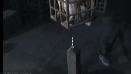 Caged Thrall Anally Impaled