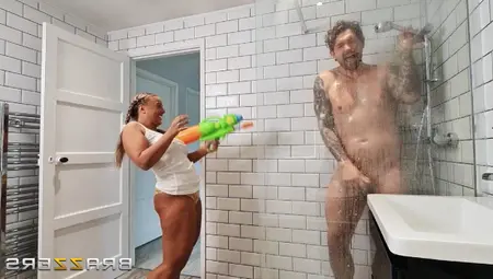 Shower Pranking Sex