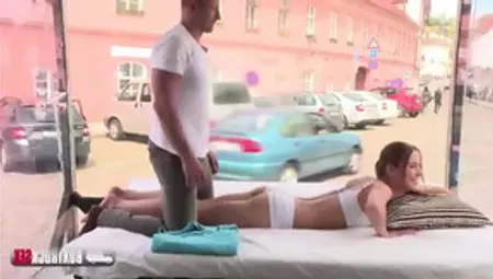 Massage And Fuck Hot Babe In Clear Truck In Prague