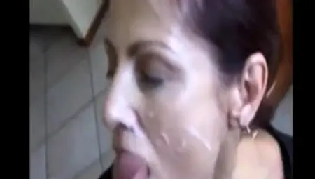 Granny  Fucked In The Kitchen
