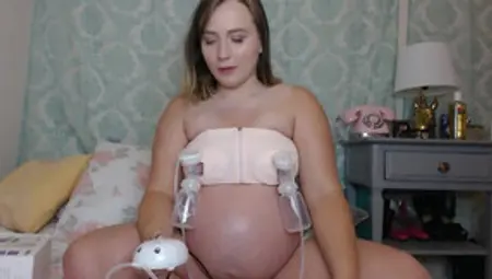 Pumping Breastmilk While 9 Months Pregnant