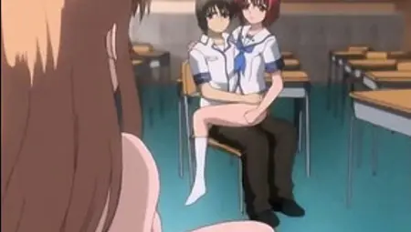 Tied Up Anime Cutie Tasting Cock