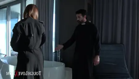 TOUGHLOVEX Ivy Lebelle Rough Sex With A Priest