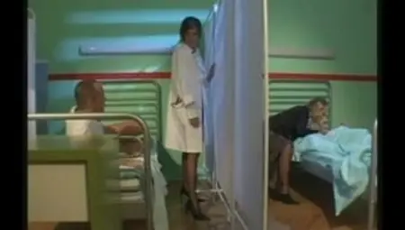 Female Nurse Starts A Hot Hospital 4-way