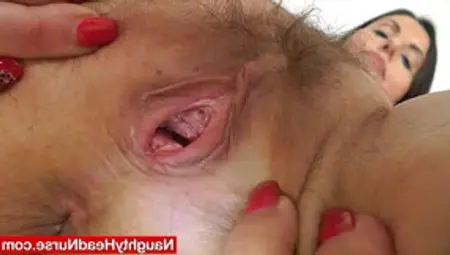 Good Looking Grandma Unshaven Piss Hole Opening