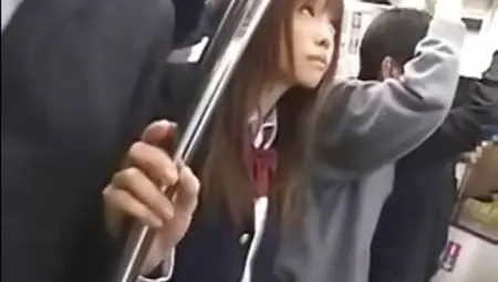 Japanese Schoolgirl Creampie Fucked In Train 03