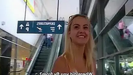 Blonde Girl From Airport