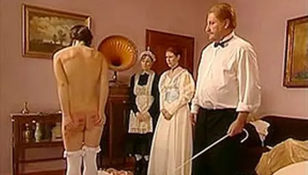 Two Hot Teens In Hard Caning Vintage Scene