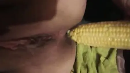 Chubby Butt Pounded With Corn