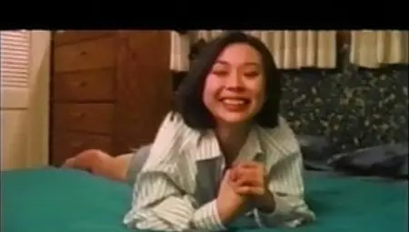 Vintage Asian Teen Takes It Up Her Hairy Twat Super Hard
