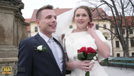 HUNT4K. Attractive Czech Bride Spends First Night