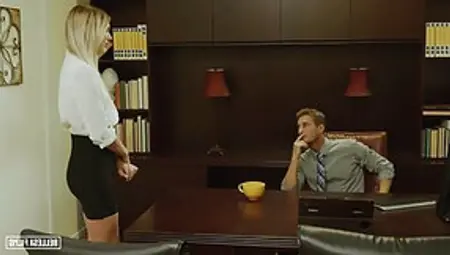 Ryan Mclane Is Often Fucking The Assistant, While They Are Alone At Work And Very Horny