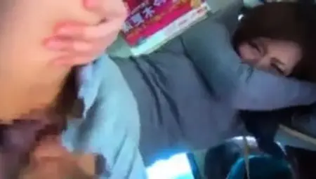 Perfect Butt Japanese Babe Blue Dress Fucked In Bus