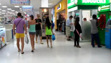 Tender Teen Gets Persuaded In The Mall To Have Some Naughty Fun With An American Big-sized Cock
